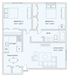 Town & Country Apartments | Wixom, MI | Floor Plans